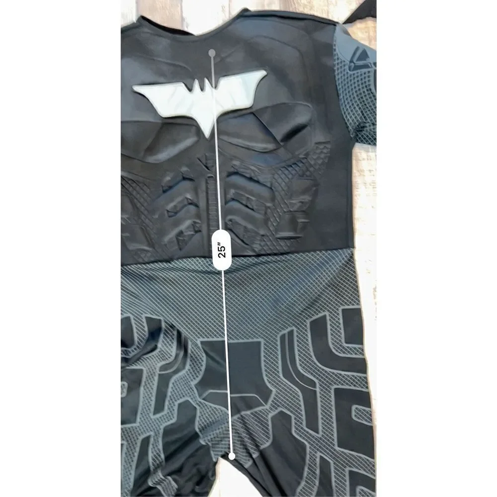 Black Knight DC Comics Muscle Batman Halloween Cosplay Costume Kids Large (12-14